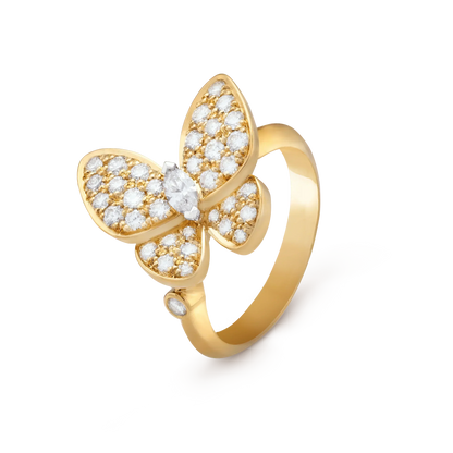 [LUCKY LOVE]BUTTERFLY DIAMOND RING