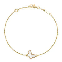 [LUCKY LOVE]BUTTERFLY DARK MOP BUTTERFLY BRACELET