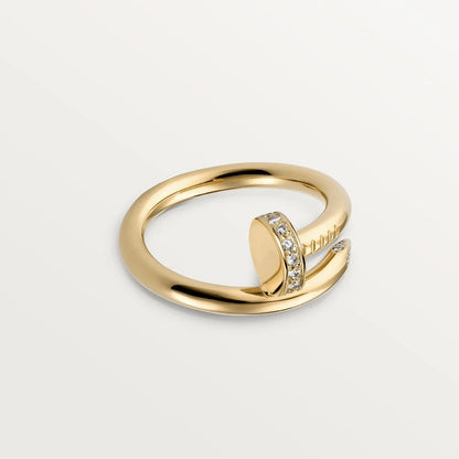 [LUCKY LOVE]JUSTE RING 2.65MM GOLD DIAMOND