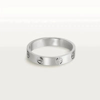 [LUCKY LOVE]LOVE RING 4MM 1 DIAMOND SILVER